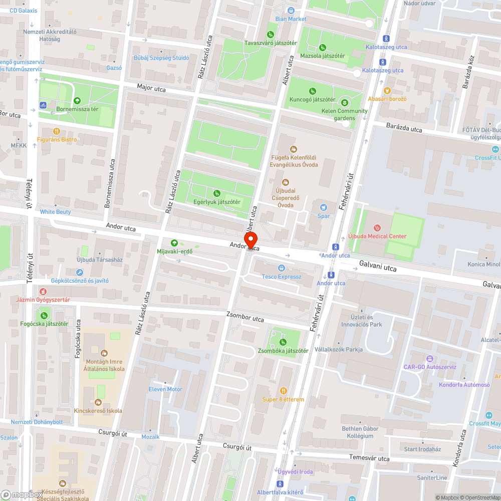 Kiszedett oszlop bejelentés helye