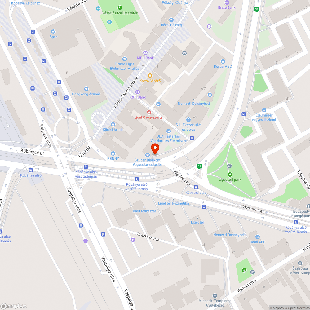 Egy nagyon megkopott zebra bejelentés helye