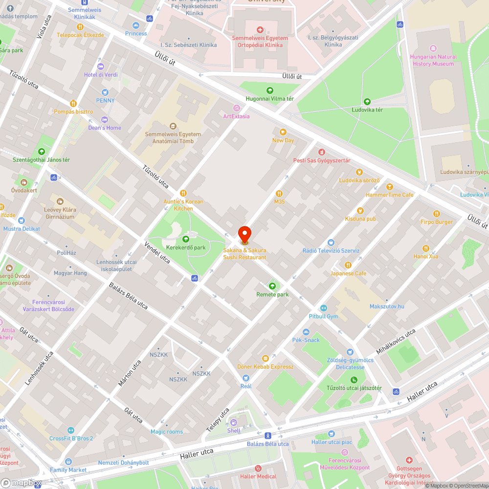 Mély kátyú a Tűzoltó utcában bejelentés helye