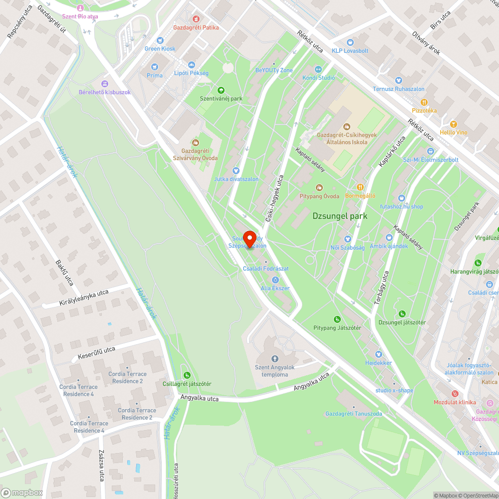 Karistoló faág bejelentés helye