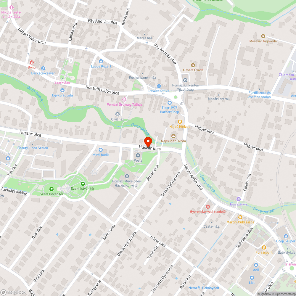 856 - os volánbusz bejelentés helye