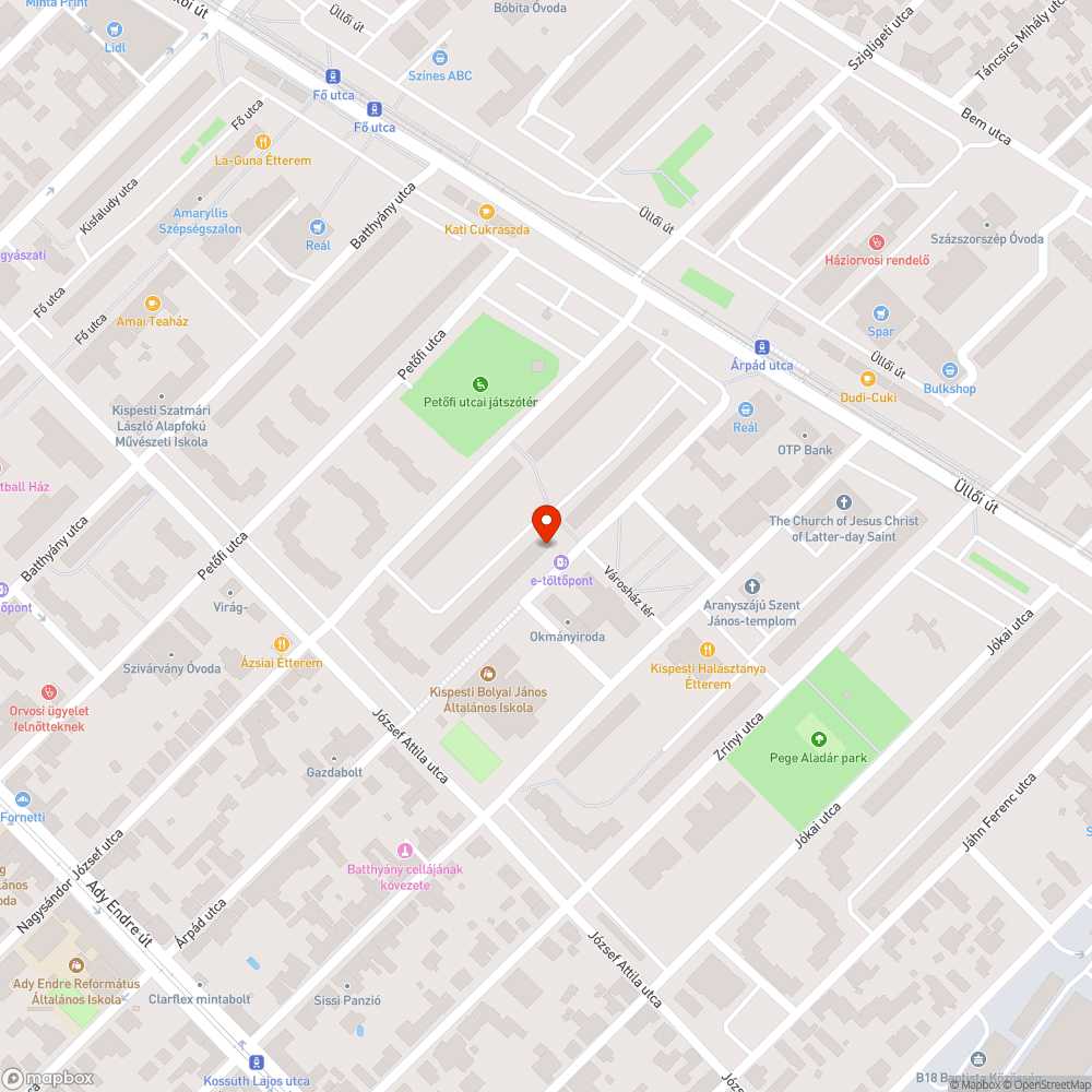 Helyet foglaló gépjármű bejelentés helye