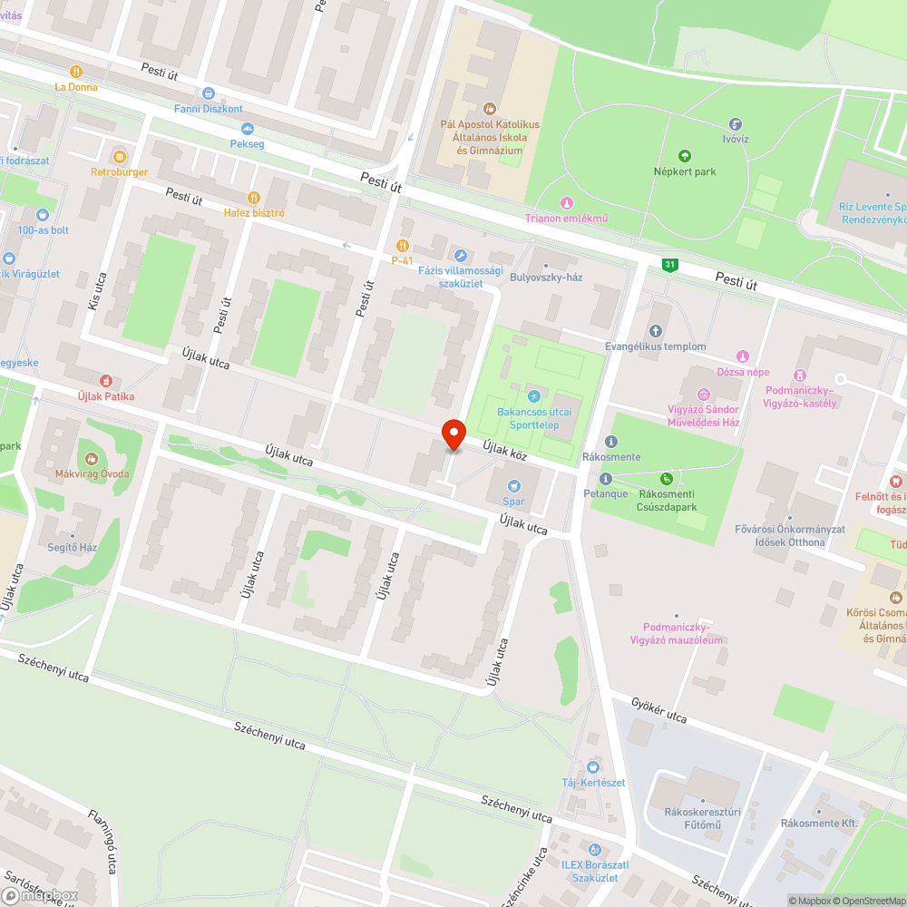 Nagy kátyú bejelentés helye