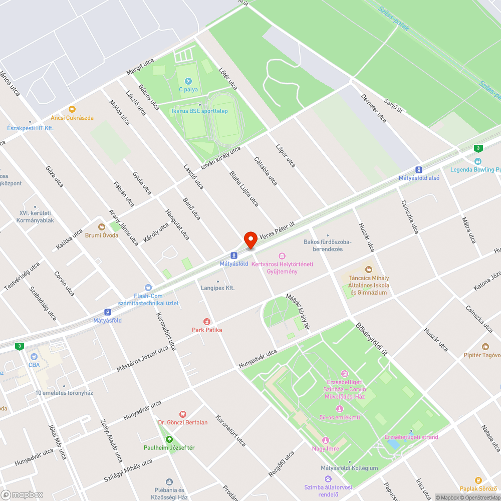 Eldugult víznyelő bejelentés helye