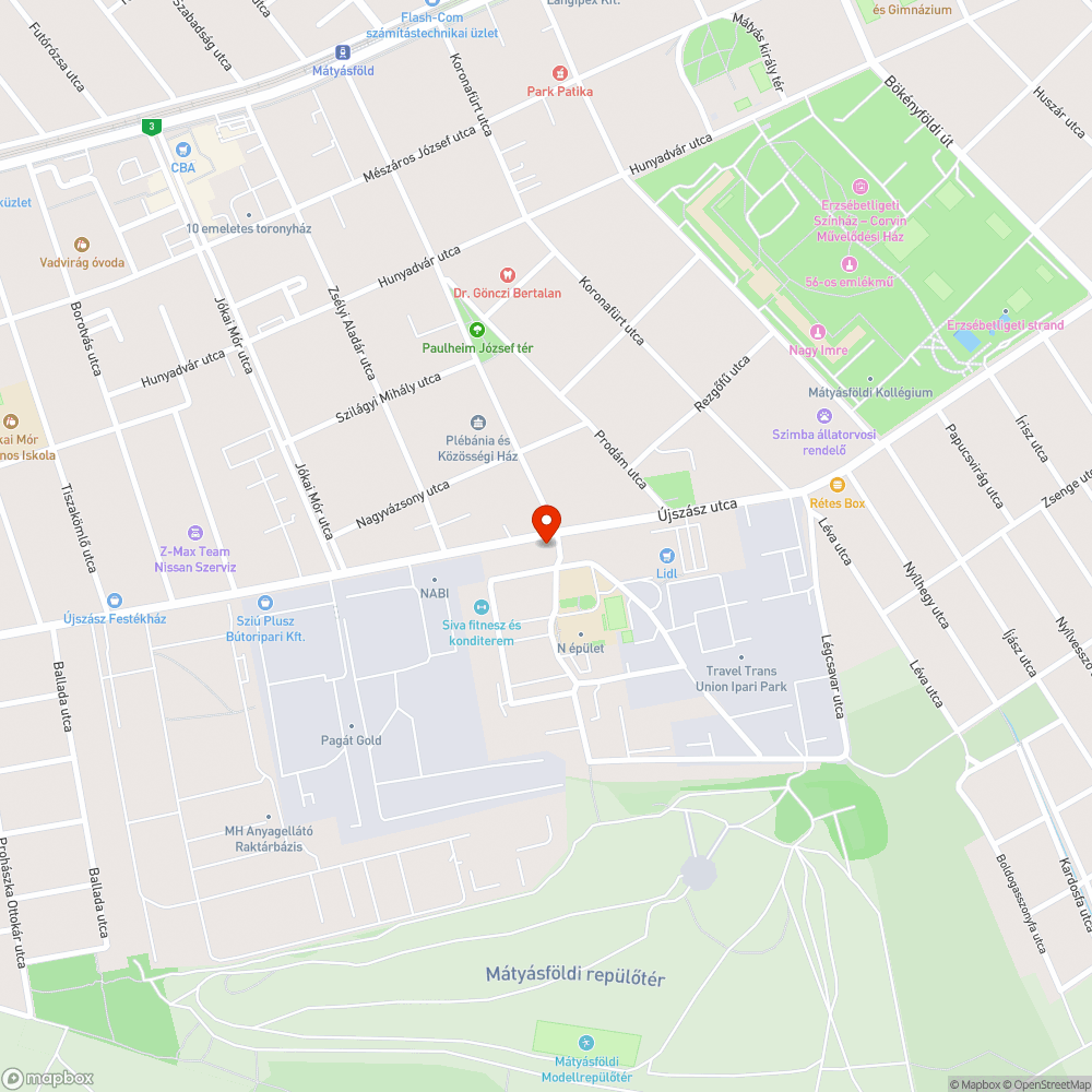 Eldugult víznyelő bejelentés helye