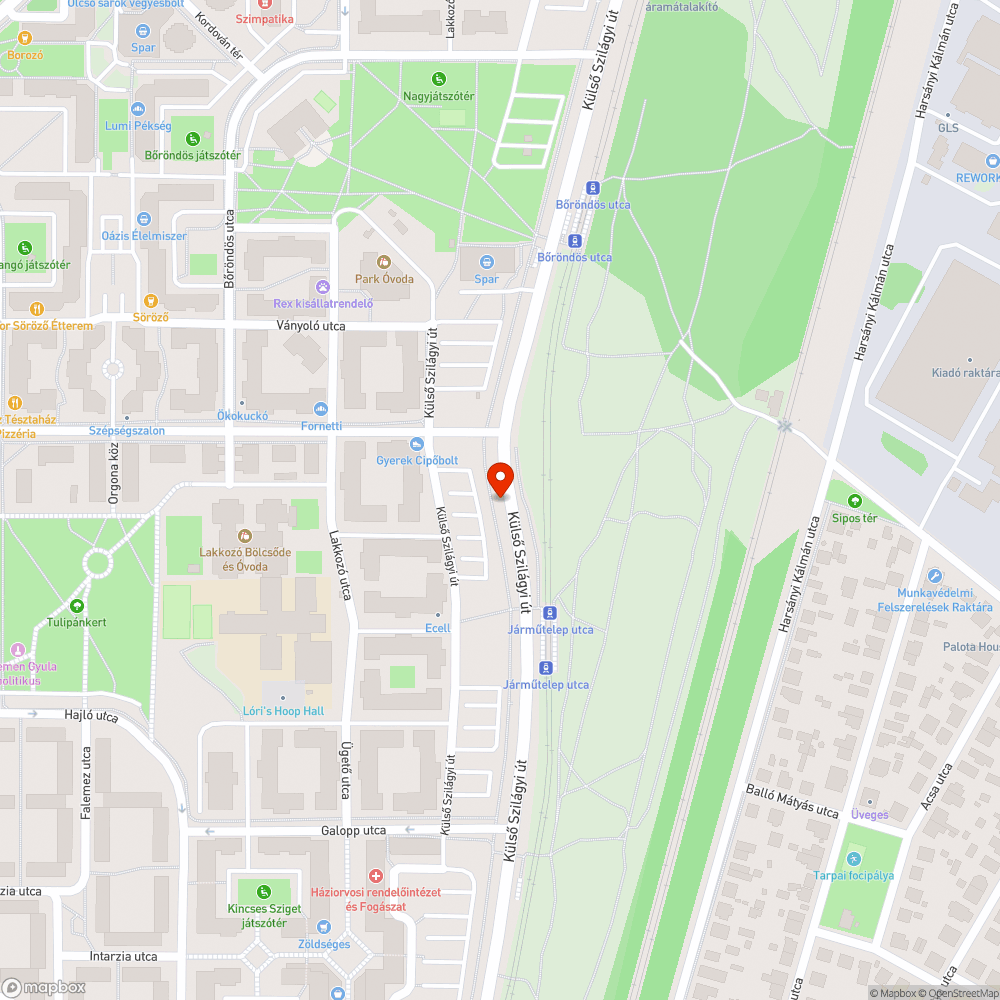 Faleveles járda bejelentés helye