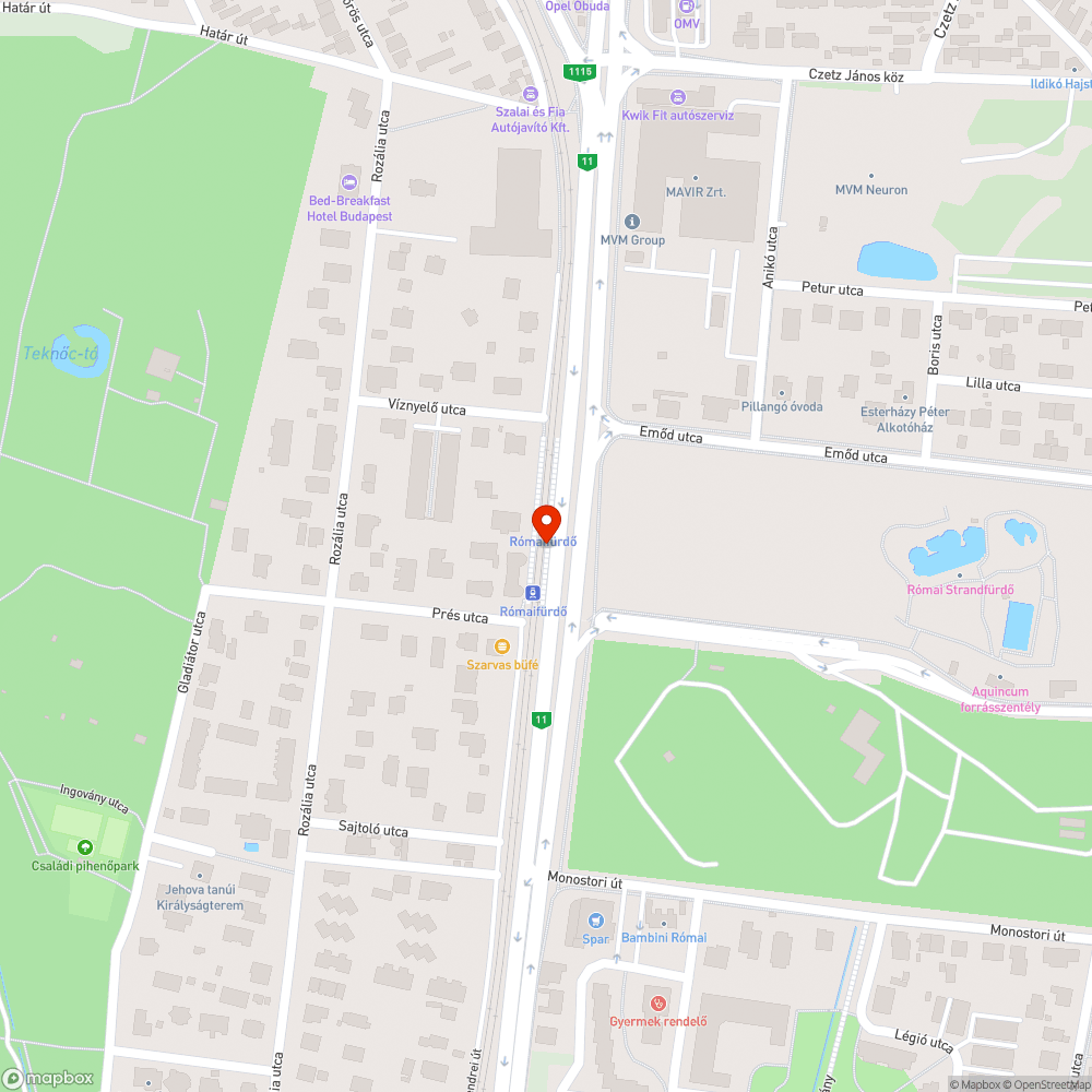 Jegyautomata helye bejelentés helye