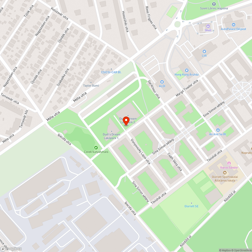 Megsüllyedt csatorna bejelentés helye