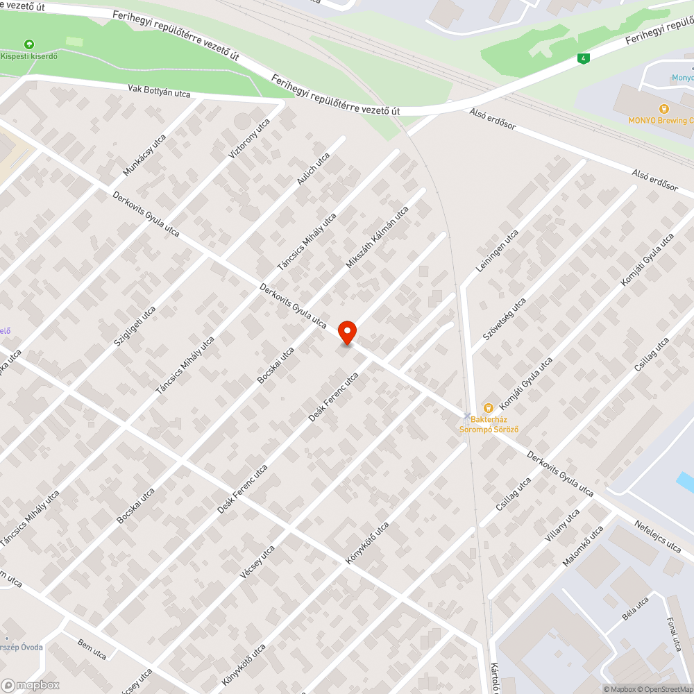 Balesetben sérült védőkorlát bejelentés helye