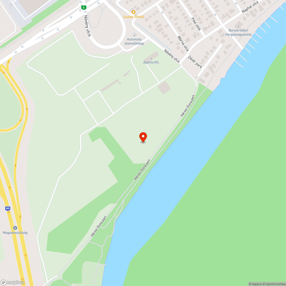 Eltört pad bejelentés helye