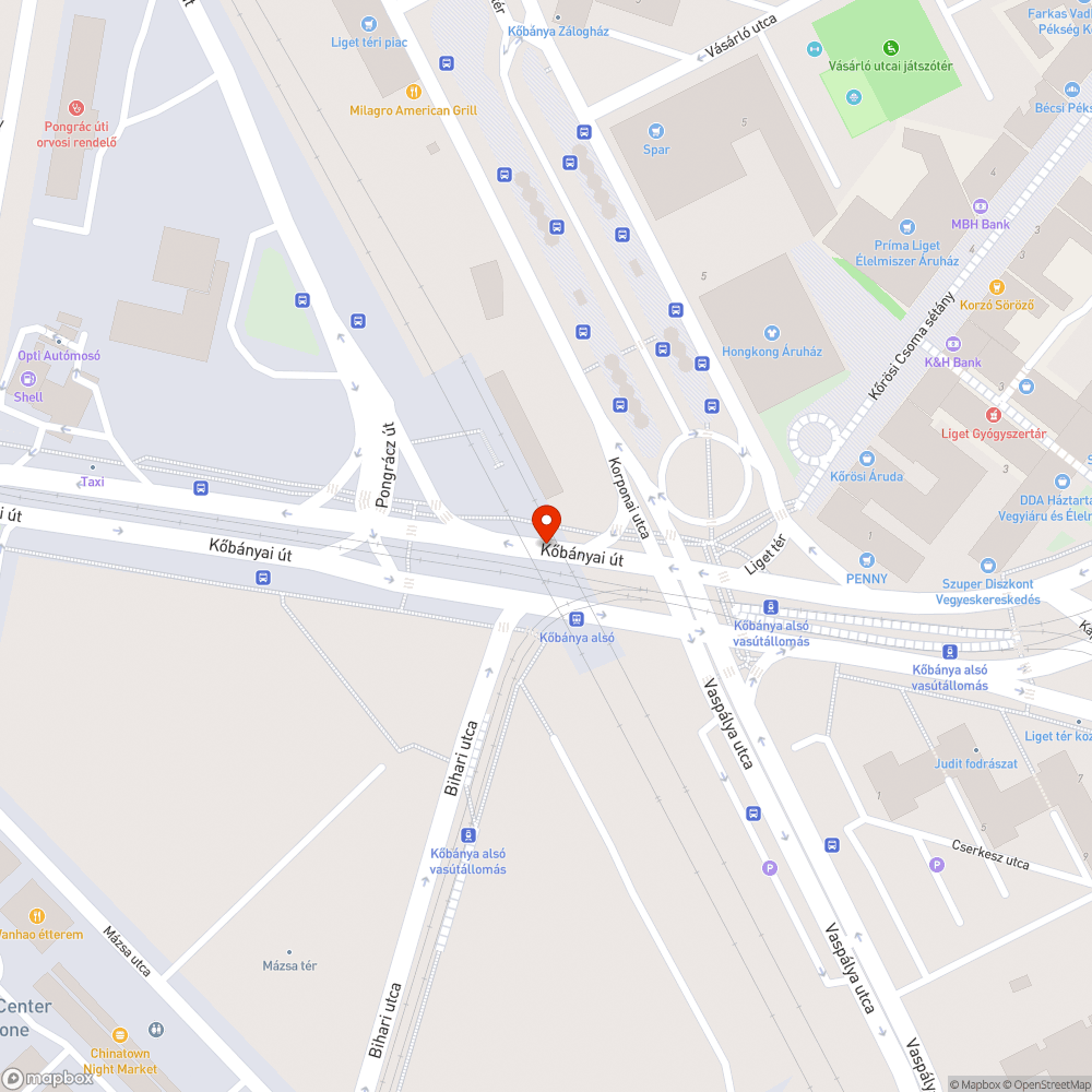 fa (ágy?)keret Kőbánya alsónál bejelentés helye