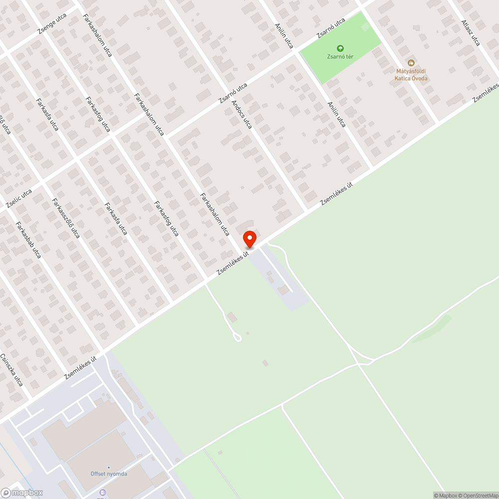 Roncs tréler bejelentés helye