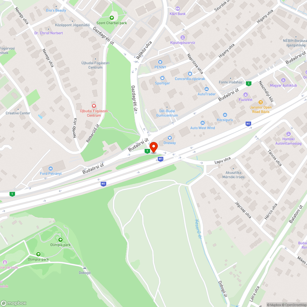 Autóalkatrészek a zöldsávnál bejelentés helye