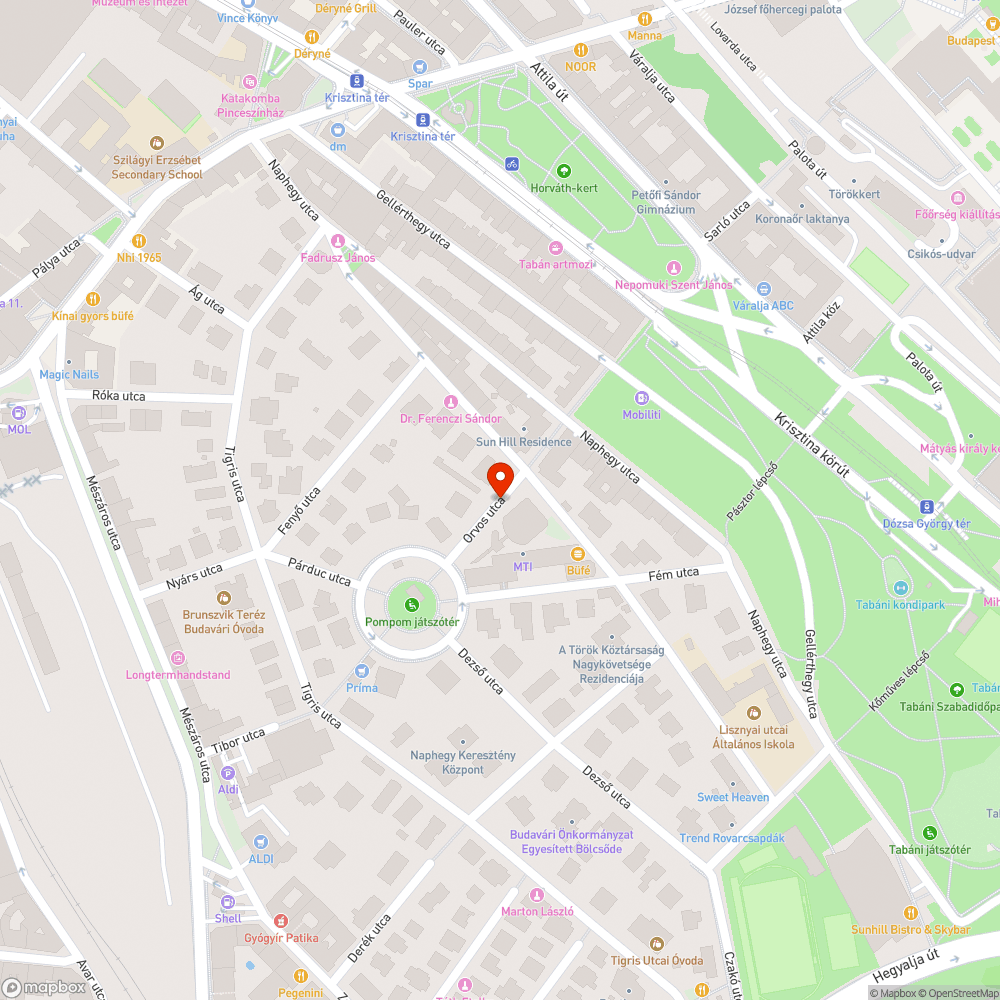 Sötétség bejelentés helye