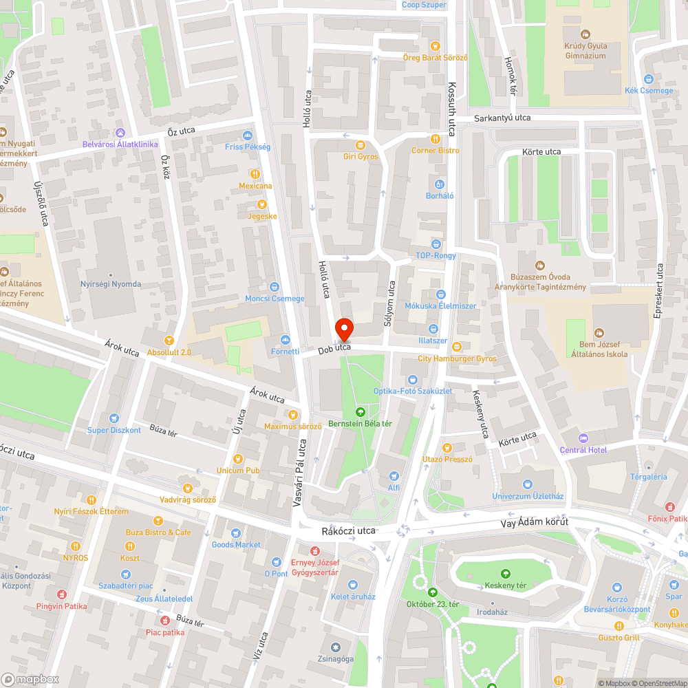 Út átvágás bejelentés helye