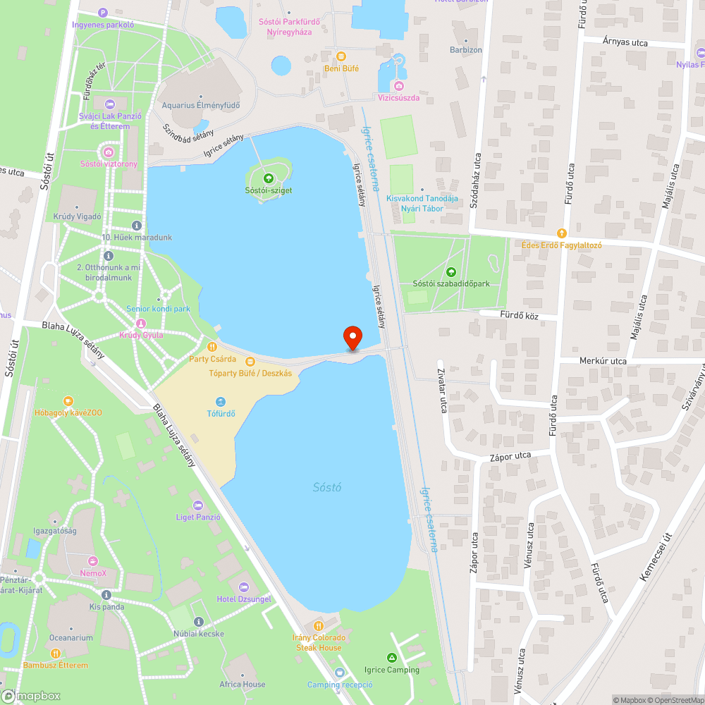 Kitört lámpa bejelentés helye