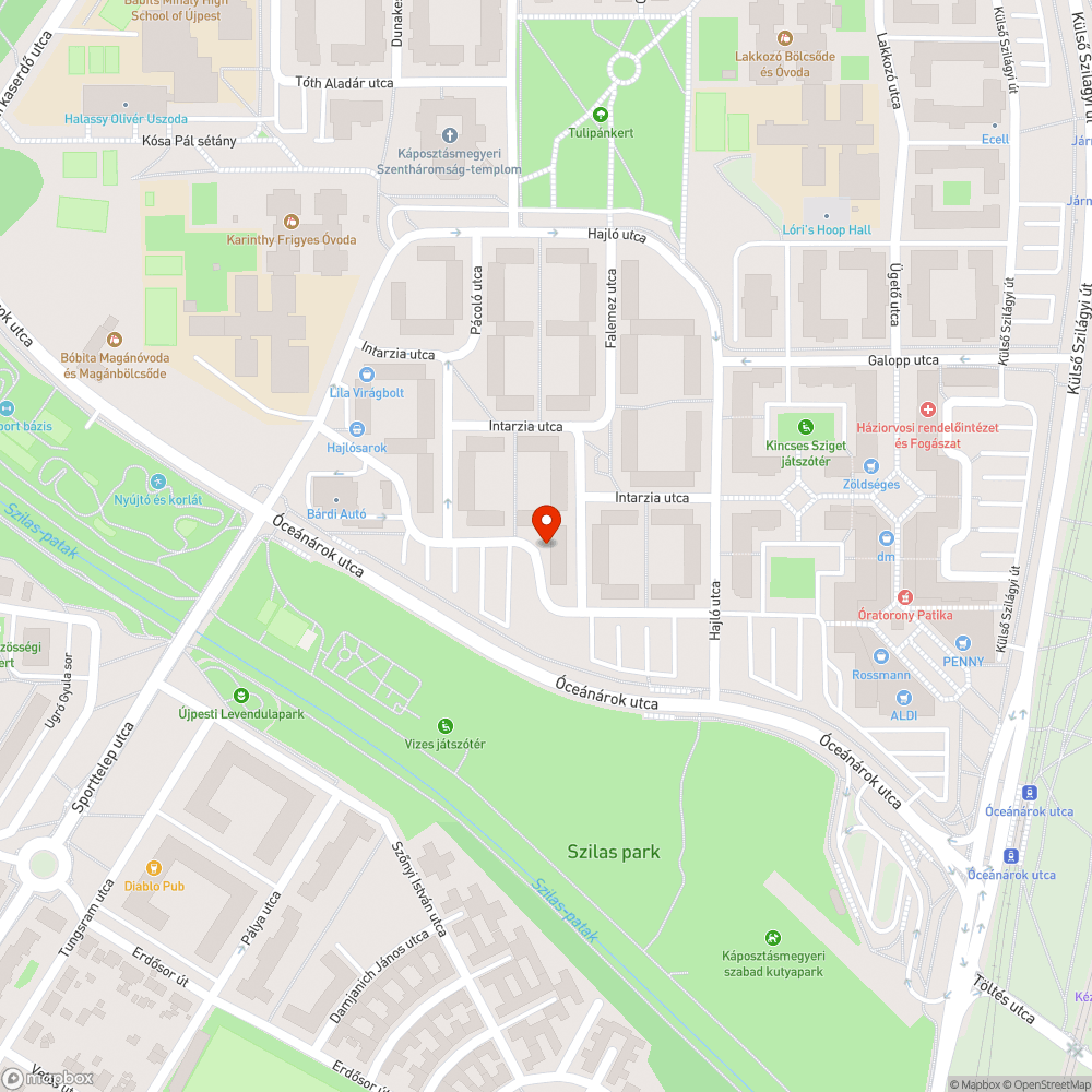 Elhanyagolt, gazos járda bejelentés helye