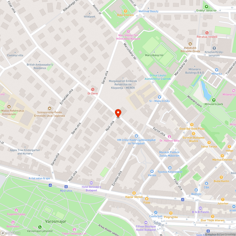 Hiányzó utcanévtáblák bejelentés helye