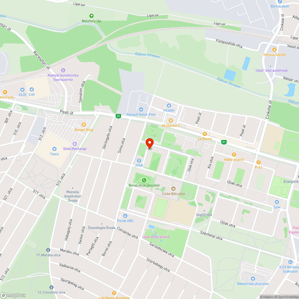 Autós parkolás járdán bejelentés helye