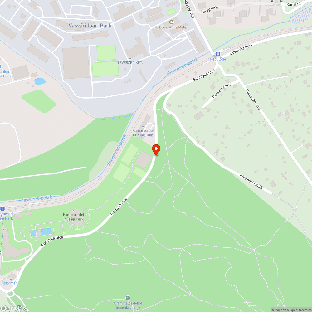 Dagadó kátyú a Susulyka utcában bejelentés helye