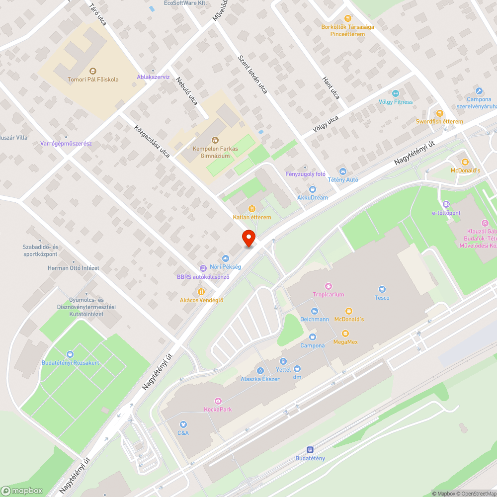 Rendezetlen zöldterület bejelentés helye