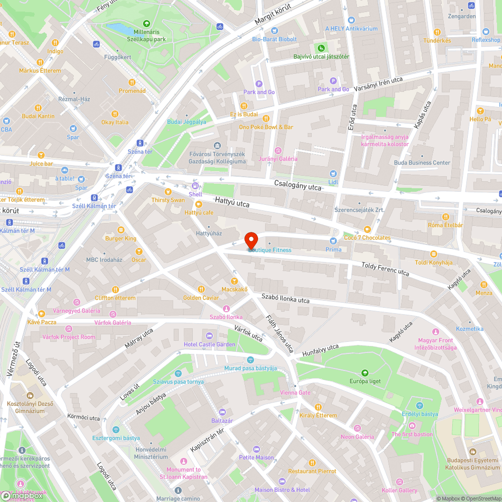 A járda használhatatlan a parkoló autók miatt bejelentés helye