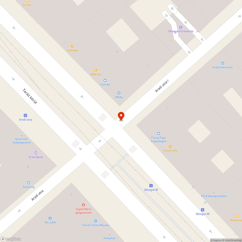 Sérült gyalogos jelzőlámpa bejelentés helye