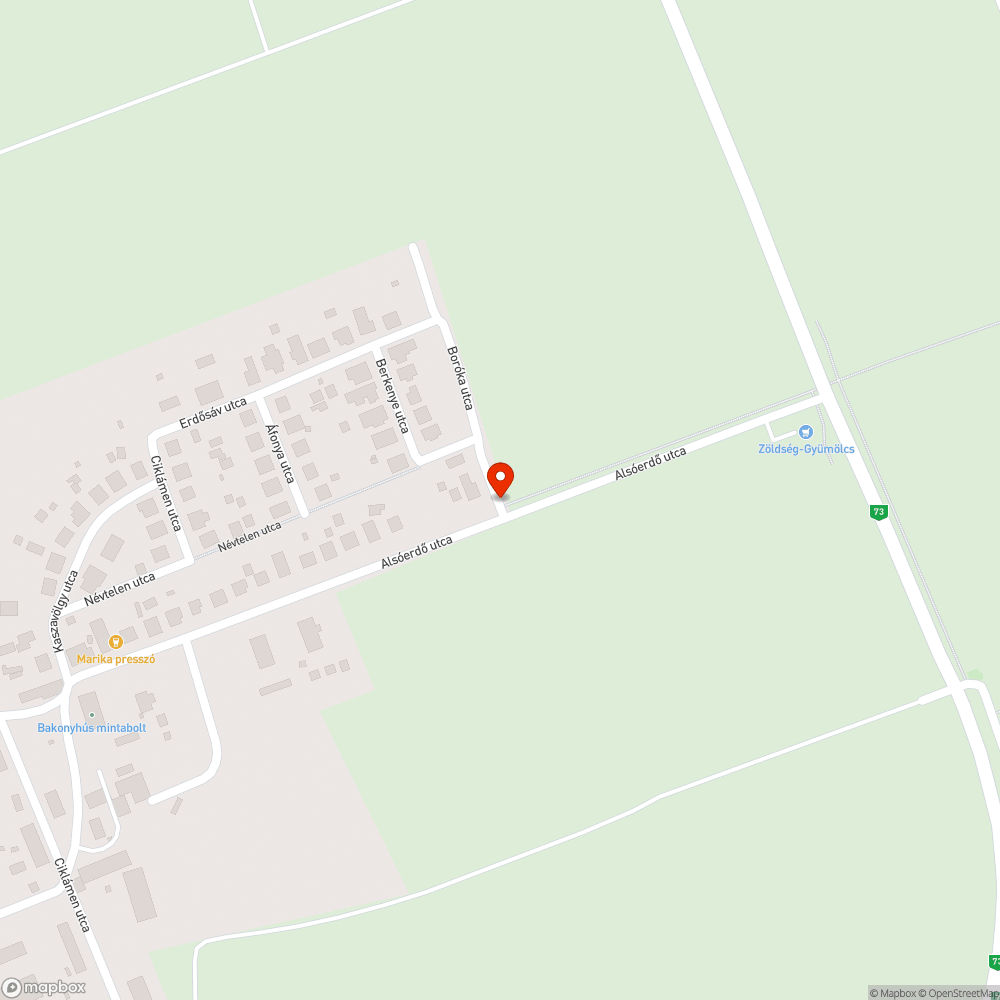 Belógó sövény bejelentés helye