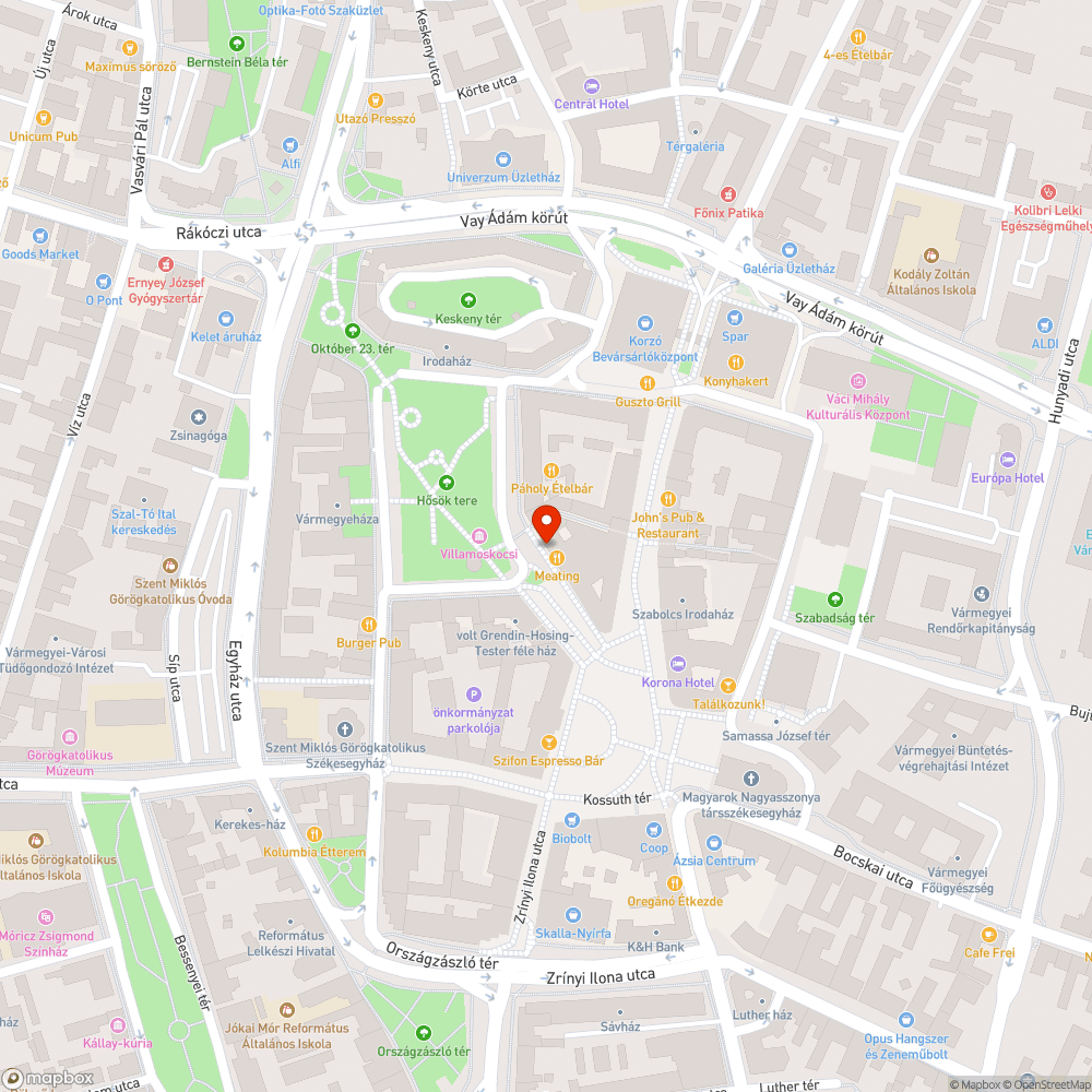 Hiányzó fa bejelentés helye