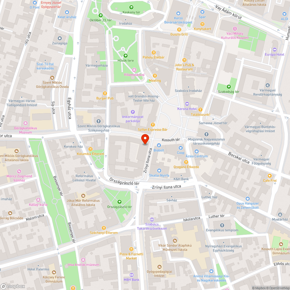 Hibás fedlap - Zrínyi I. bejelentés helye