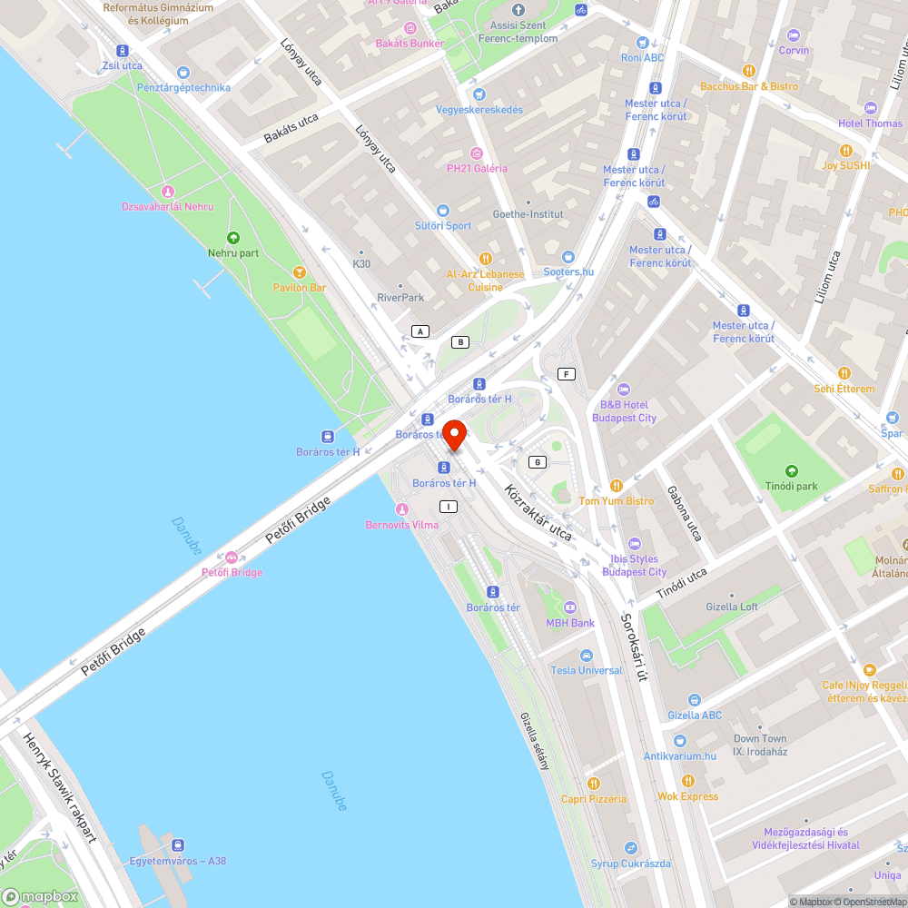 Kidöntött tábla bejelentés helye