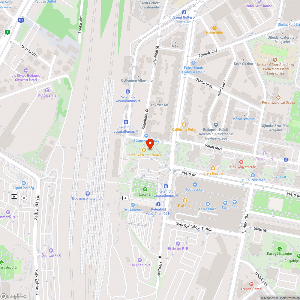 Pad támla bejelentés helye