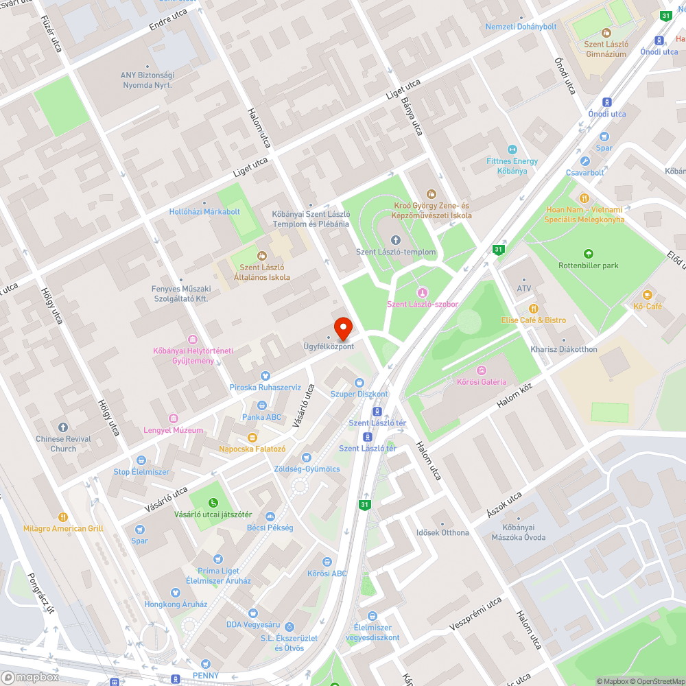 Óriási kátyú a buszmegállóban bejelentés helye