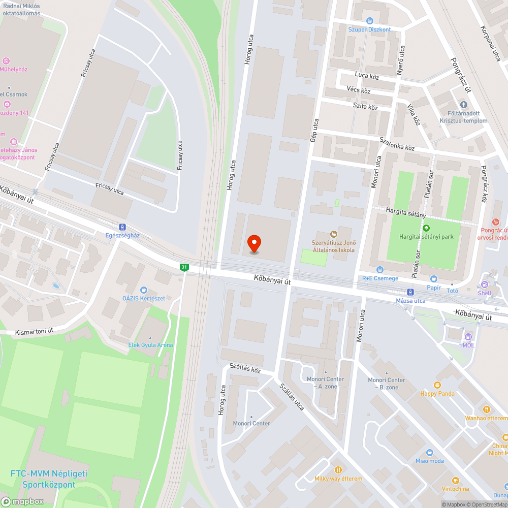 Óriásplakátok bejelentés helye