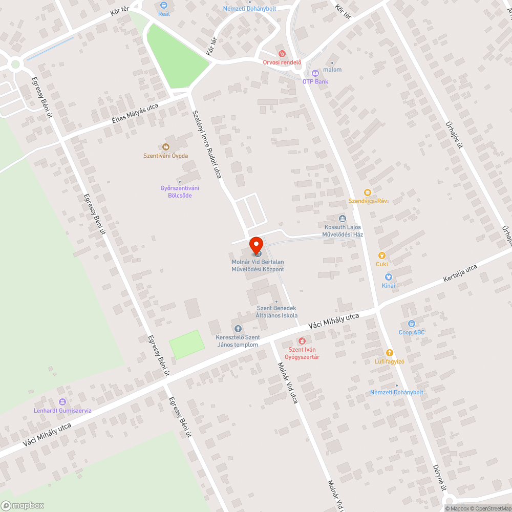 Közvilágítási probléma bejelentés helye