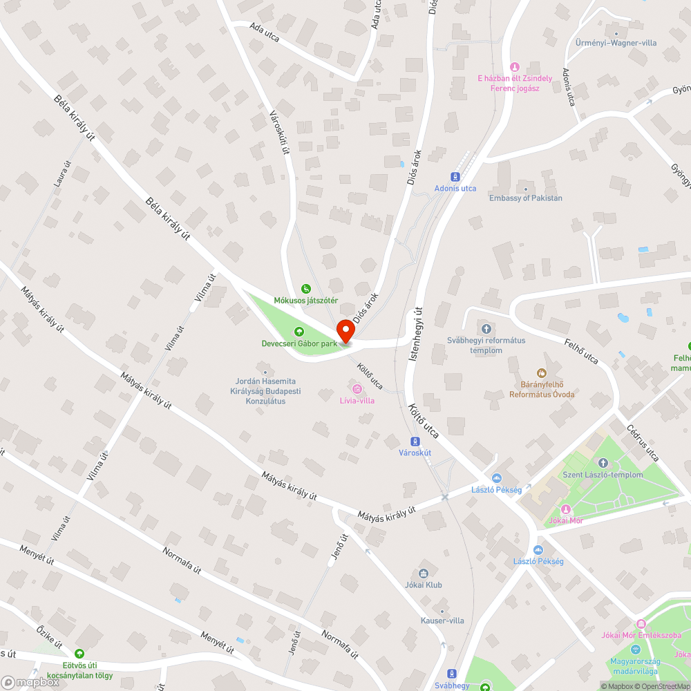 Tag / graffiti a padon bejelentés helye