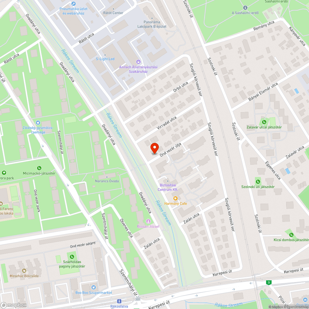 Kátyús út bejelentés helye