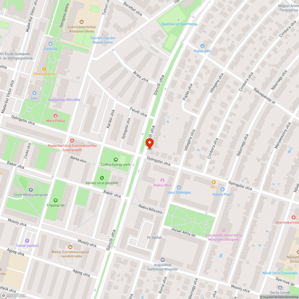 Kint felejtett 40-es tábla bejelentés helye