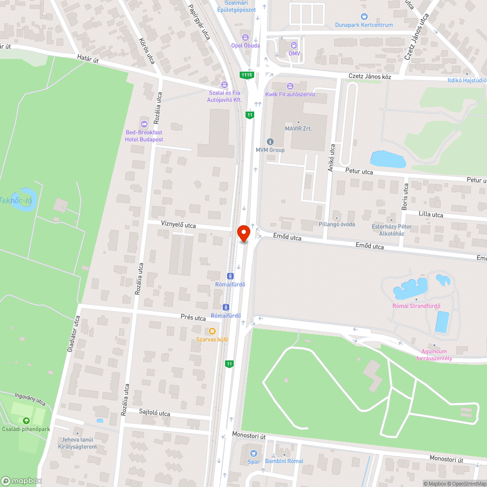 Megszűnt hotel - bontandó tábla bejelentés helye