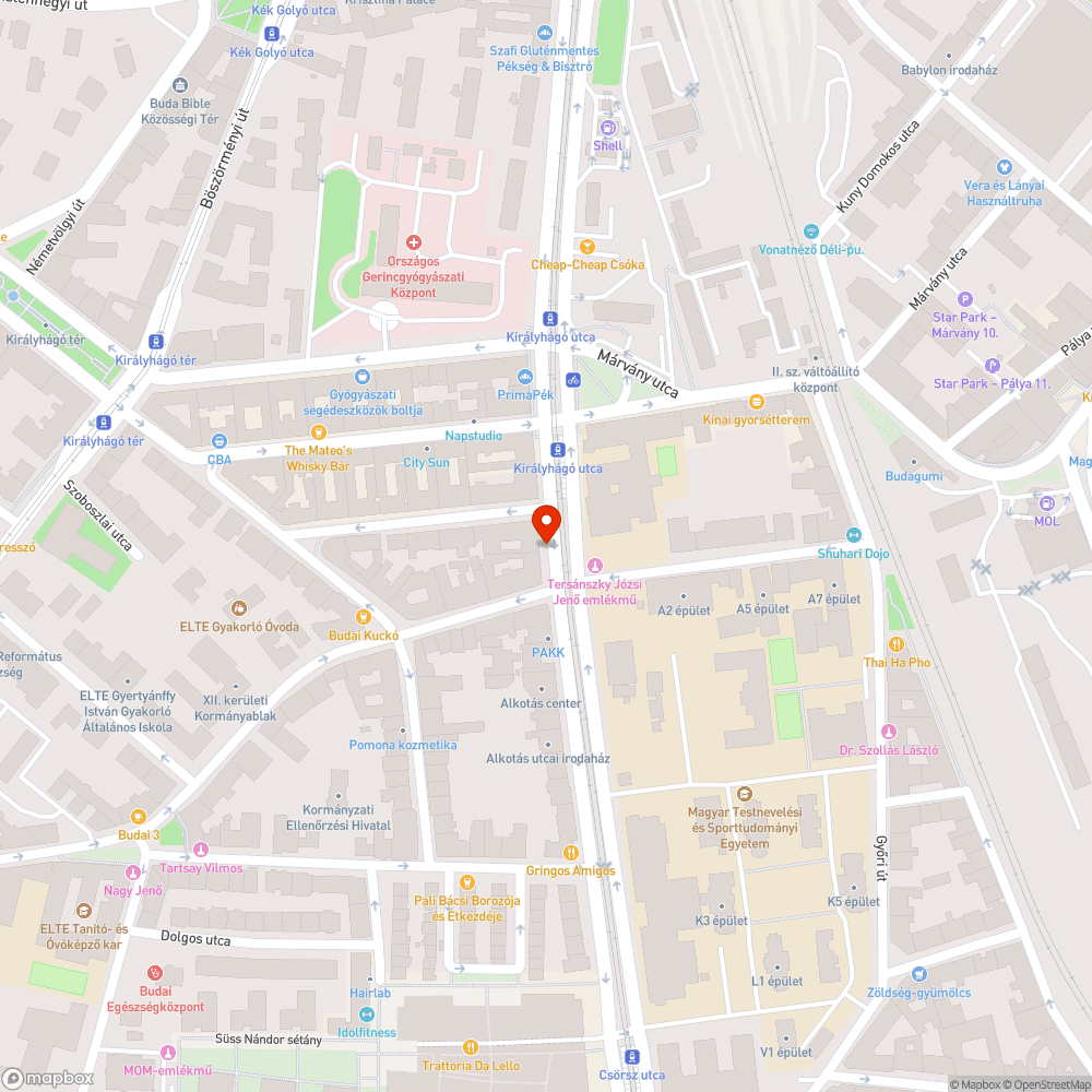 Roncs bejelentés helye