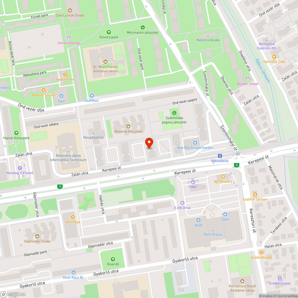 Parkolóhely tartós idejű foglalása bejelentés helye