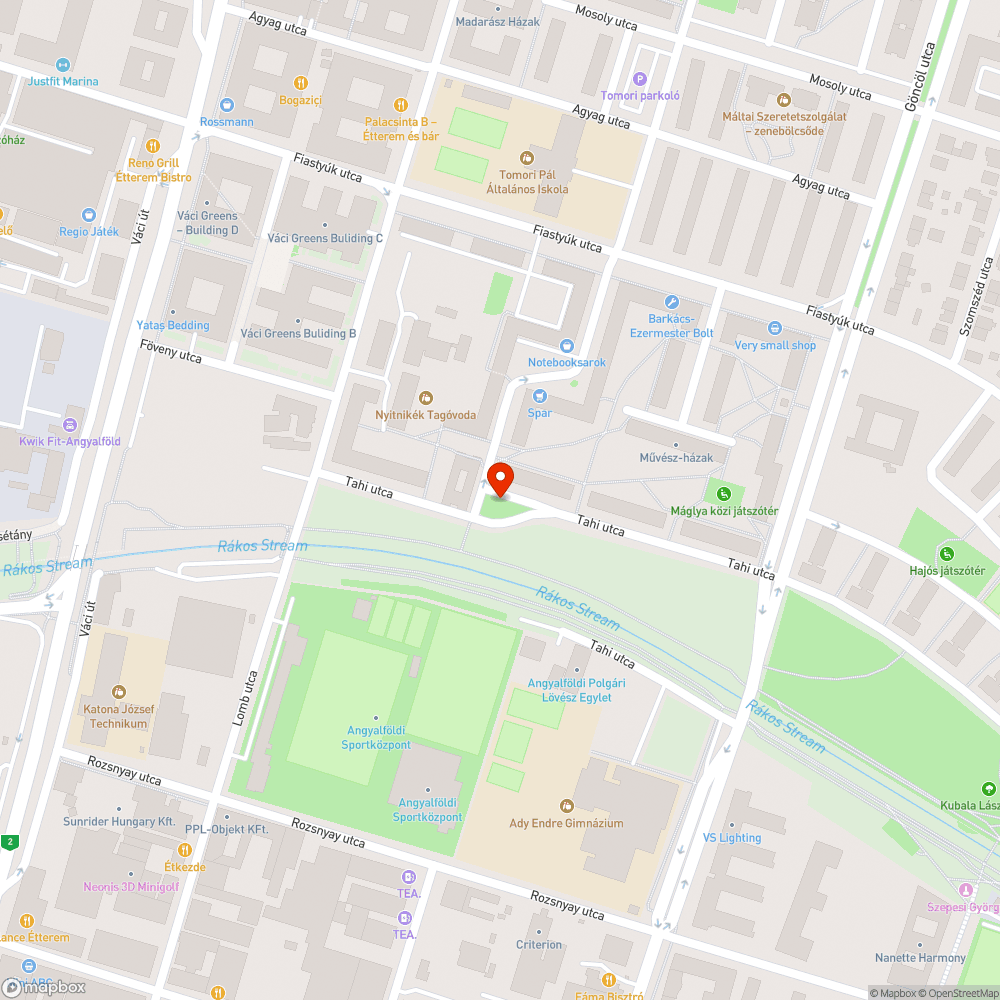 Teljes sötétség bejelentés helye