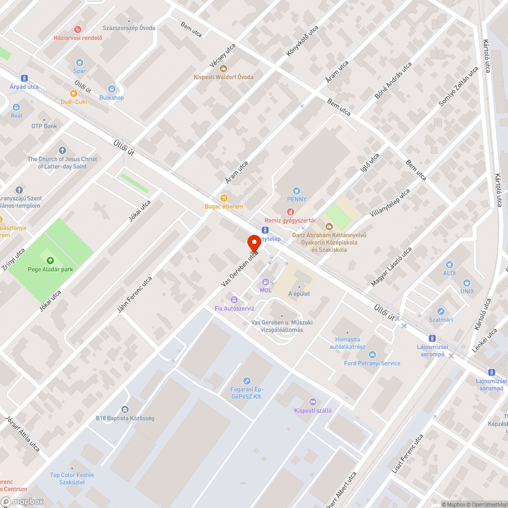 Elhagyott járművek bejelentés helye