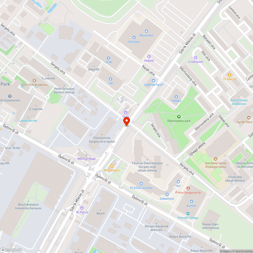 Süllyedő és sérült forgalomirányító fedlap bejelentés helye