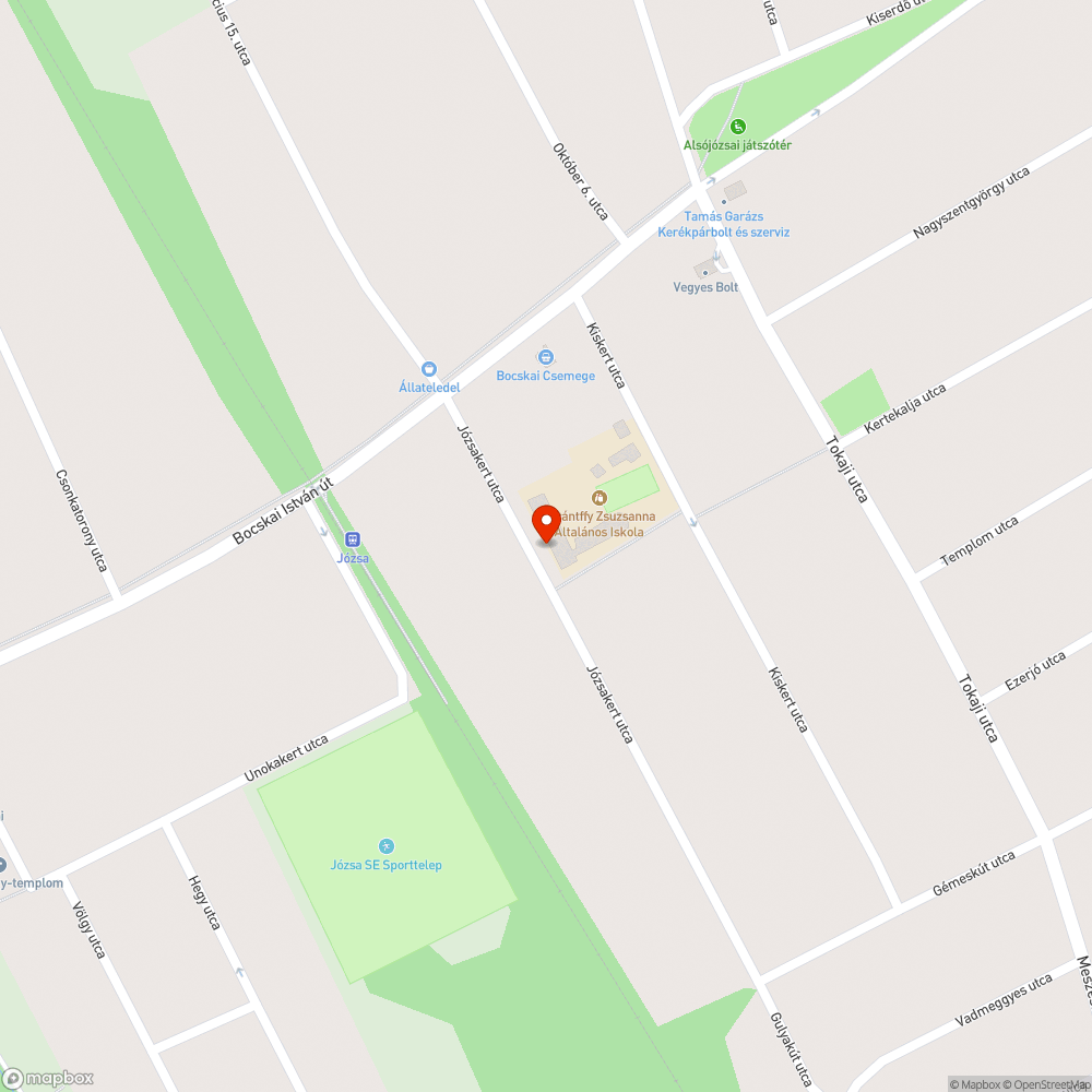 Rossz állapotú járda bejelentés helye