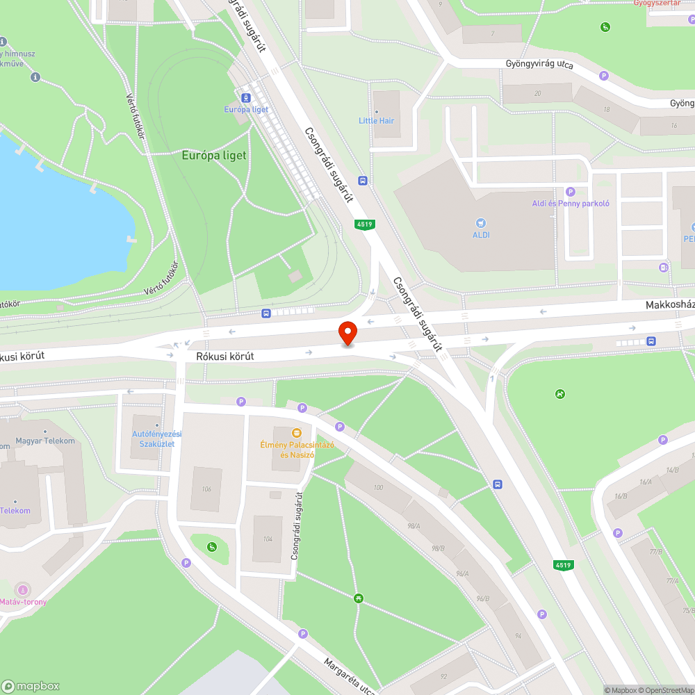 Kiégett lámpa a Rókusi körúton bejelentés helye