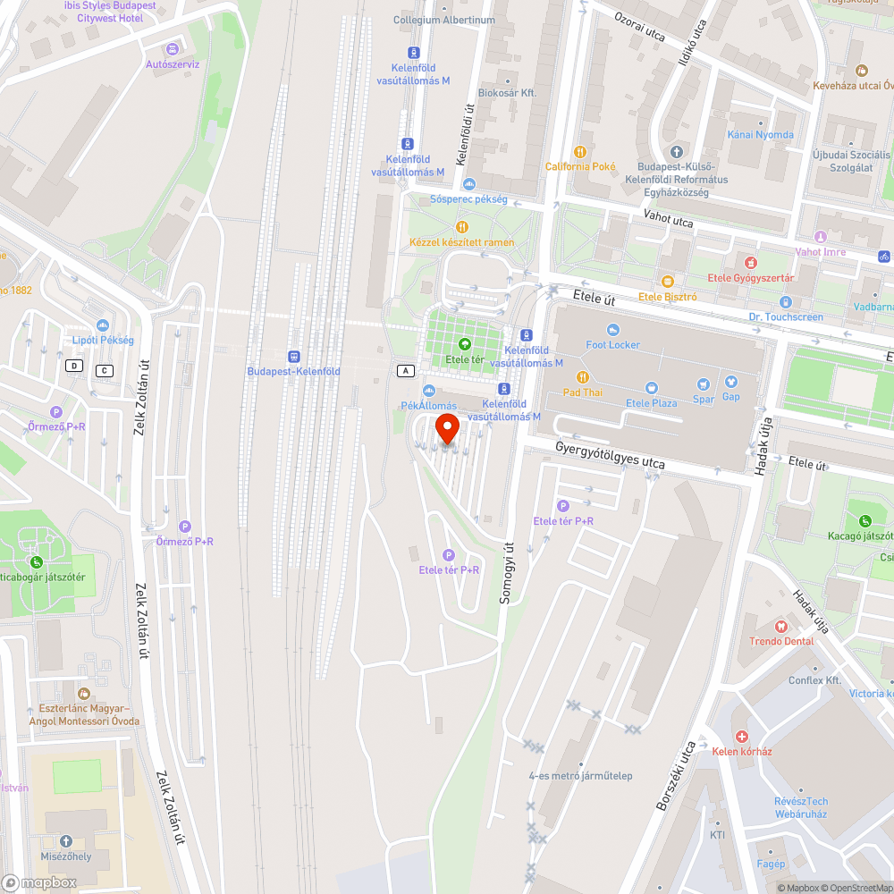 Hibás utastájékoztató bejelentés helye