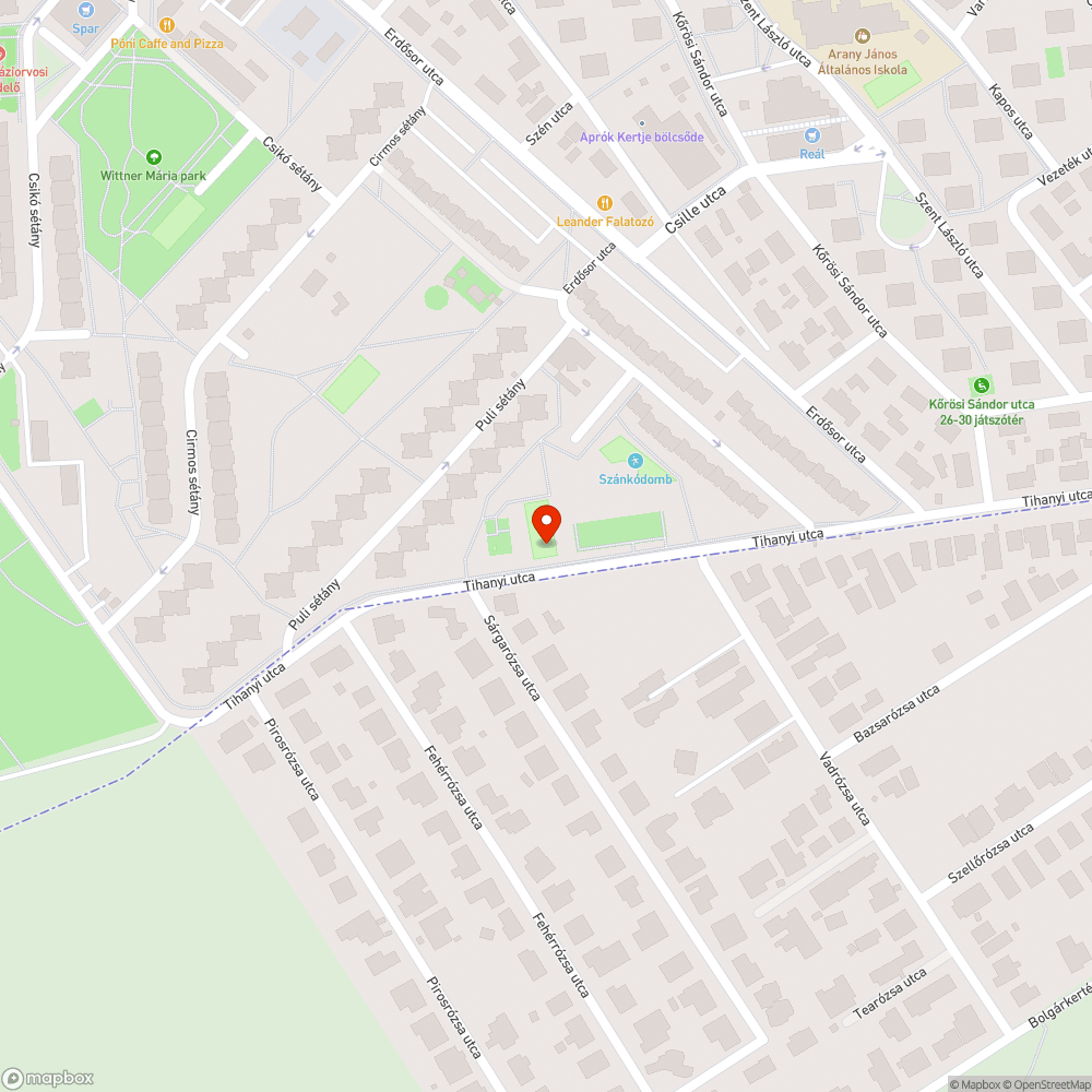 Sérült labdafogó bejelentés helye