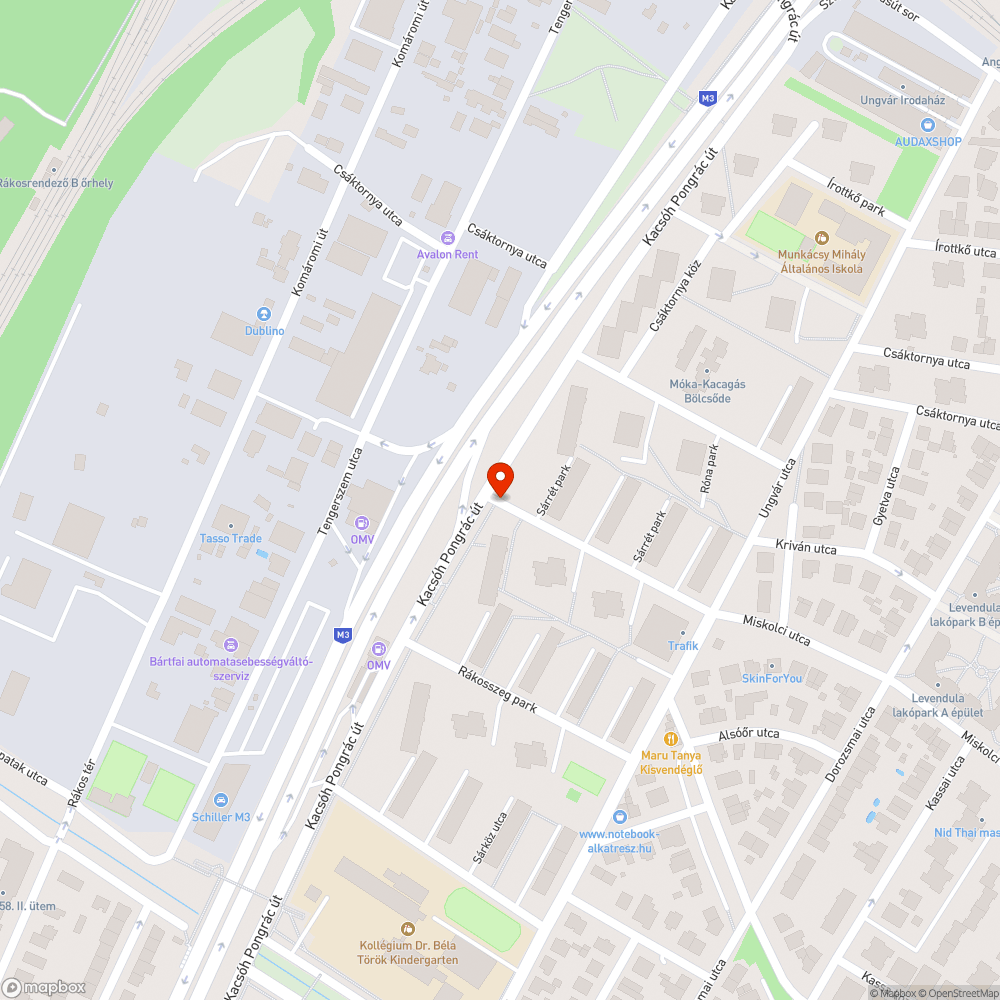 Rendszám nélküli roncs bejelentés helye