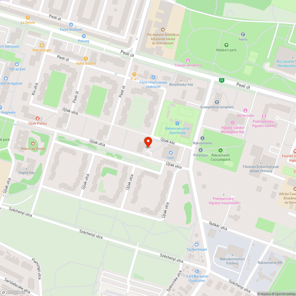 Nagy fa árnyékolja a közvilágítást bejelentés helye